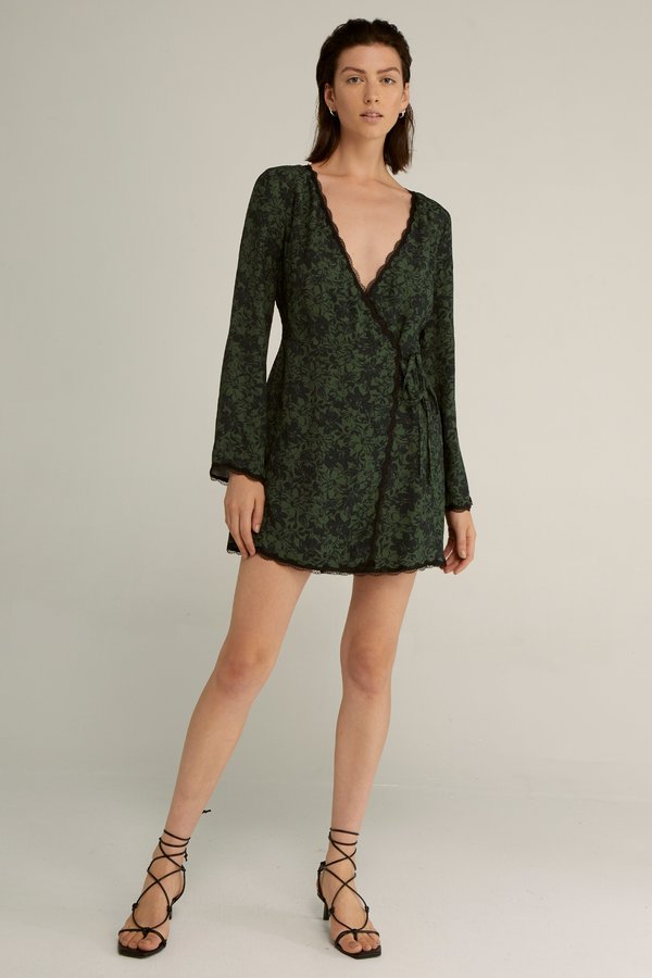 Third Form Last Dance Wrap Dress - Floral | Garmentory