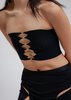 Rui Tube Top - Black - Thumbnail 1