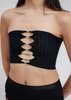 Rui Tube Top - Black - Thumbnail 2