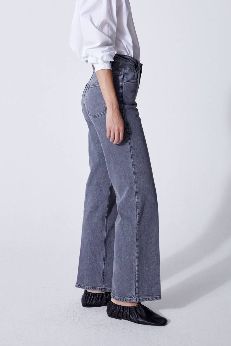 House of Dagmar Alba Denim - Light Grey