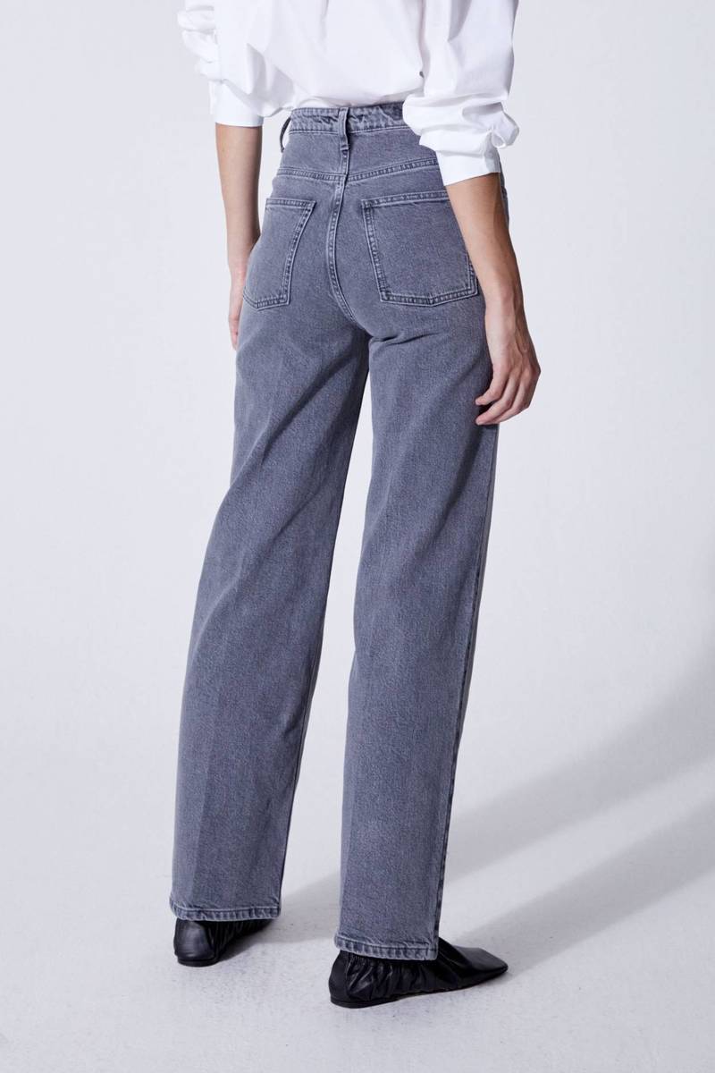 House of Dagmar Alba Denim - Light Grey