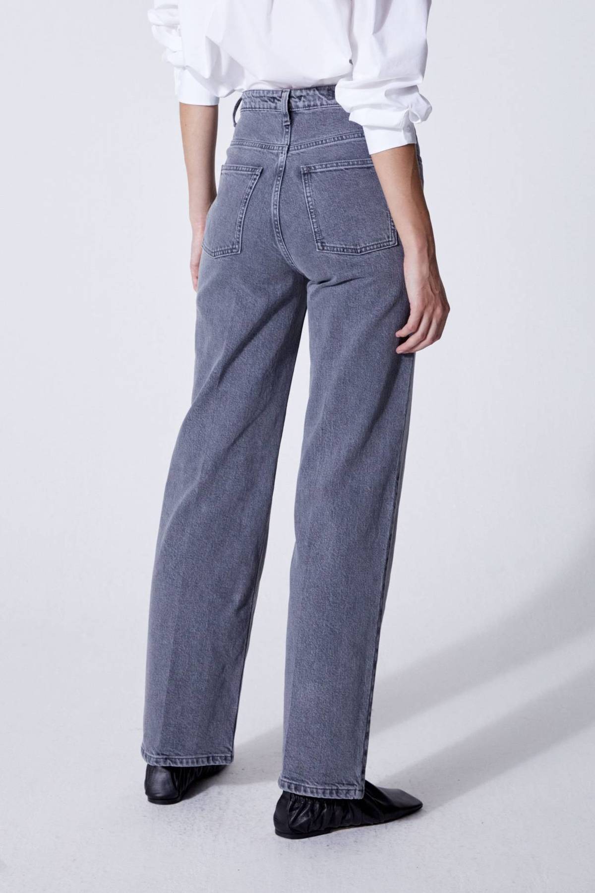 House of Dagmar Alba Denim - Light Grey - Image 5 of 6