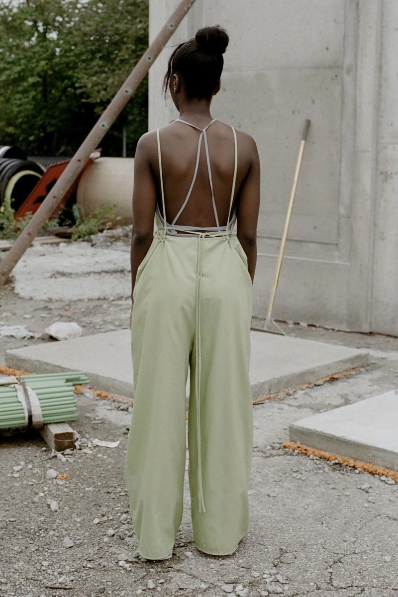 Baserange Otay Jumpsuit - Isi Mint | Garmentory