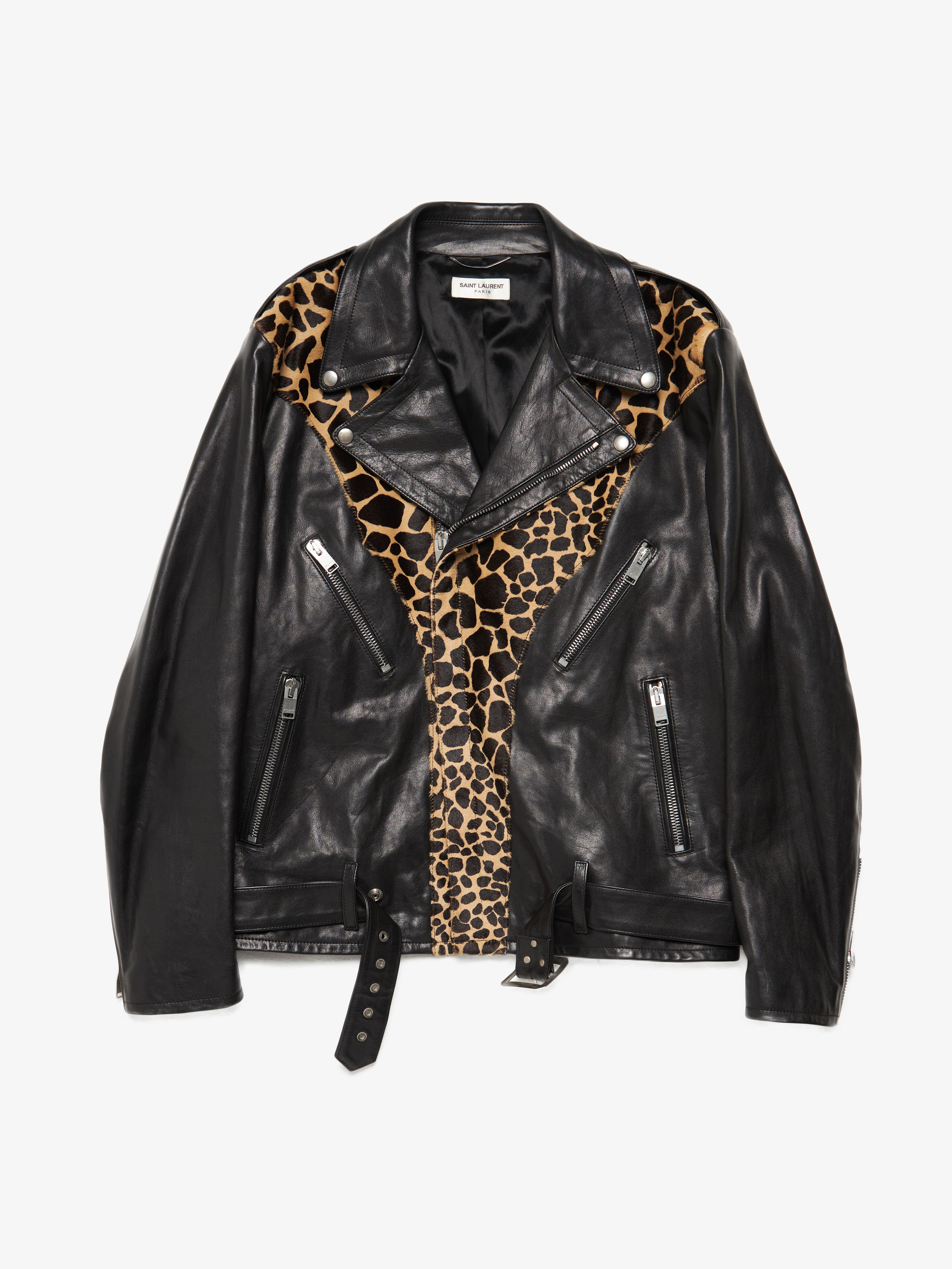 【極美 国内正規】SAINT LAURENT PARIS P Coat ブラック 極美 国内正規】SAINT LAURENT PARIS P Coat ブラック（Saint