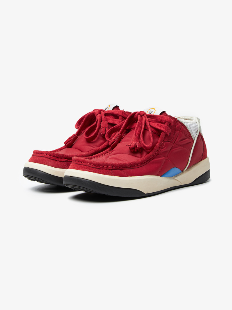 Visvim M Red Wallabee Nylon Sneakers Garmentory - Main Image