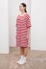 Kowtow Tee dress - red stripes - Thumbnail 5