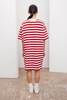 Kowtow Tee dress - red stripes - Thumbnail 6