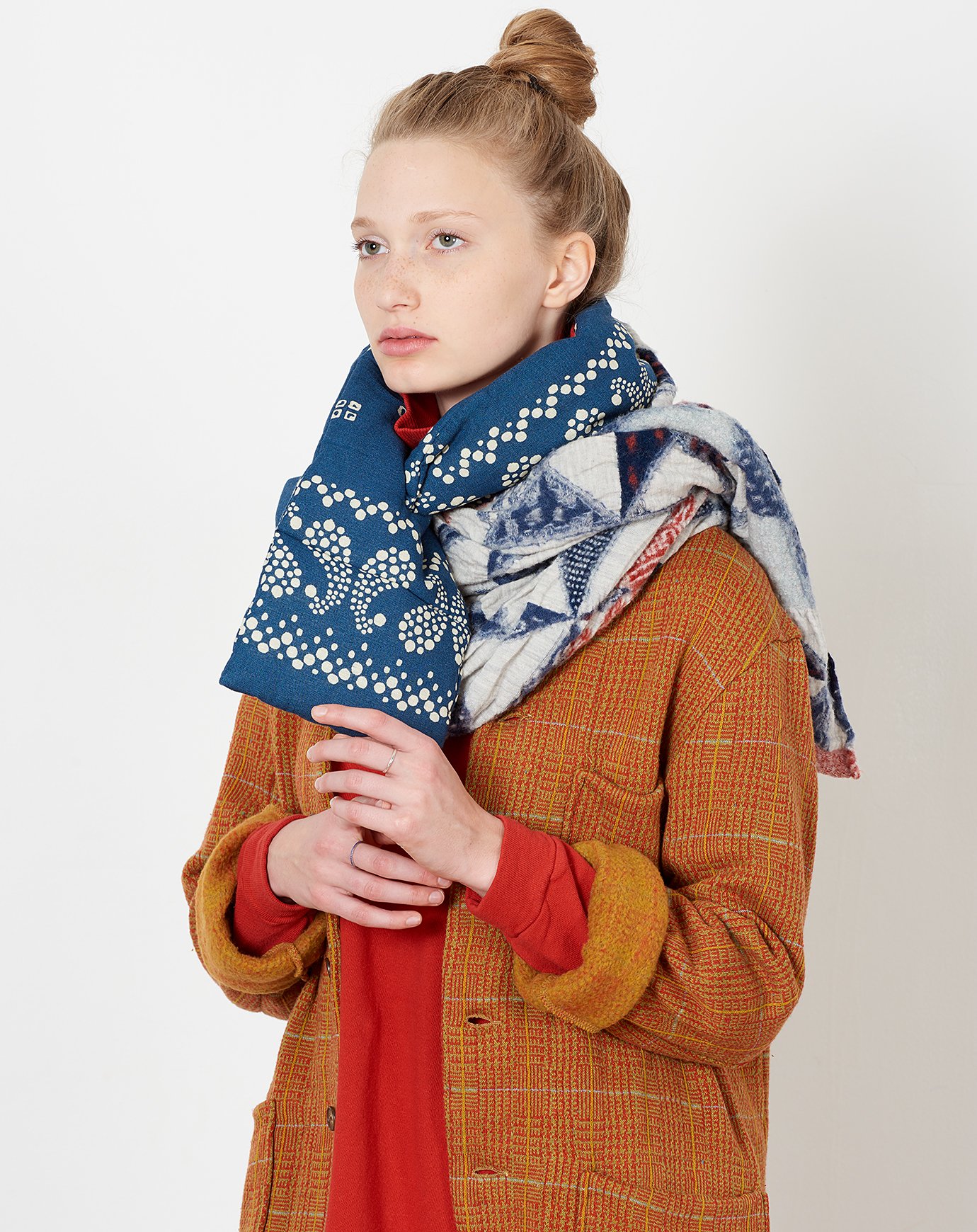 Kapital Patchwork Quilt Scarf - Trico | Garmentory