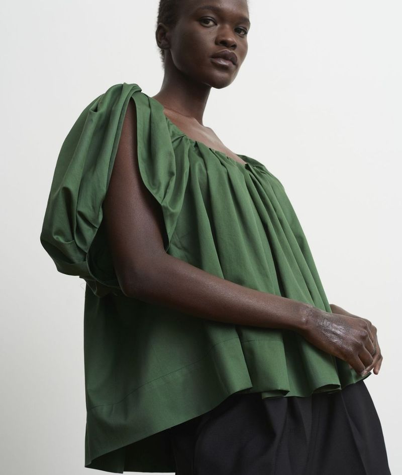 rebecca taylor silk ruffle top