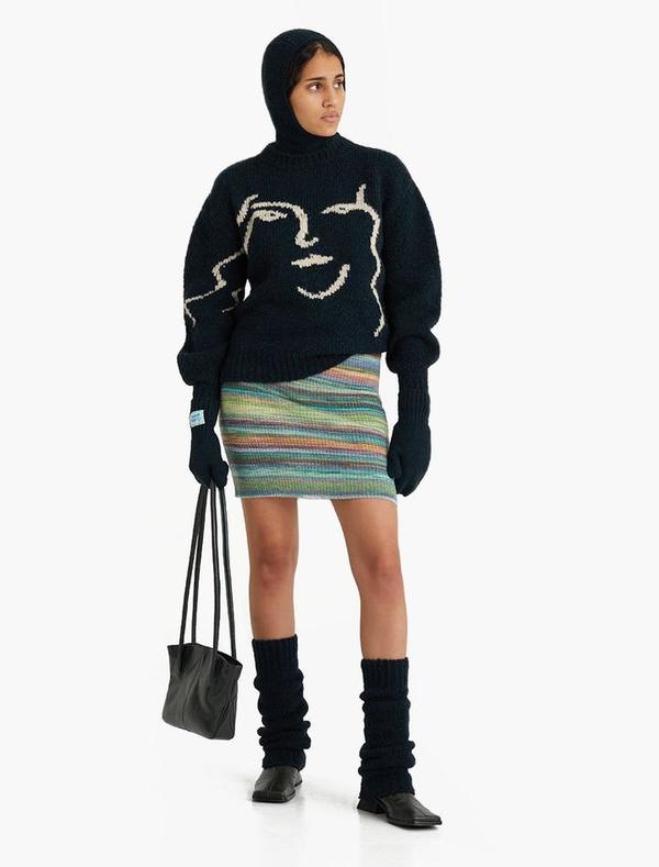 Paloma Wool Anita Knit Sweater - Granite Dark Green | Garmentory