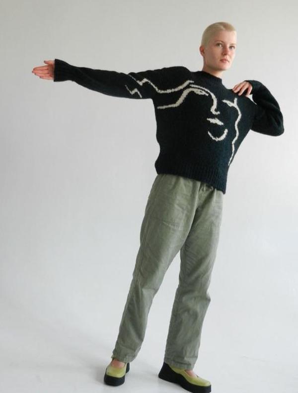 Paloma Wool Anita Knit Sweater - Granite Dark Green | Garmentory