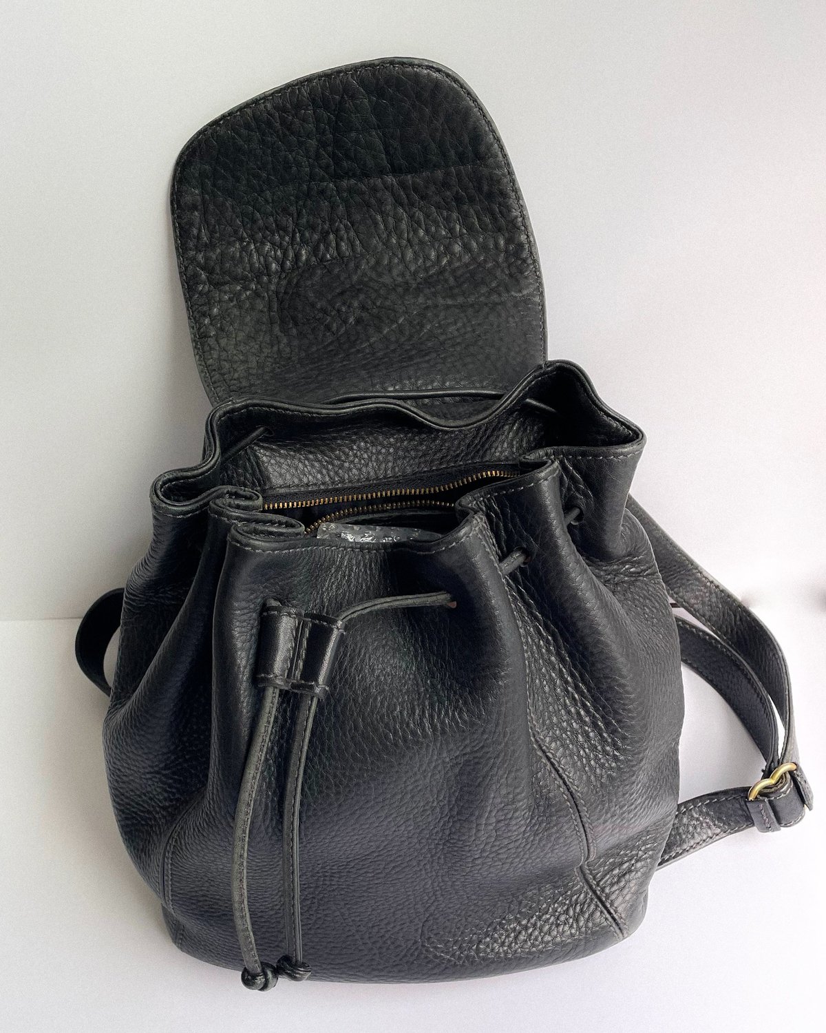 Vintage Coach Leather Backpack - Black | Garmentory