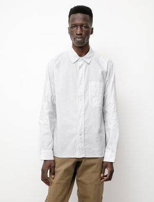 Margaret Howell MHL Painters Cotton Linen Shirt - White | Garmentory