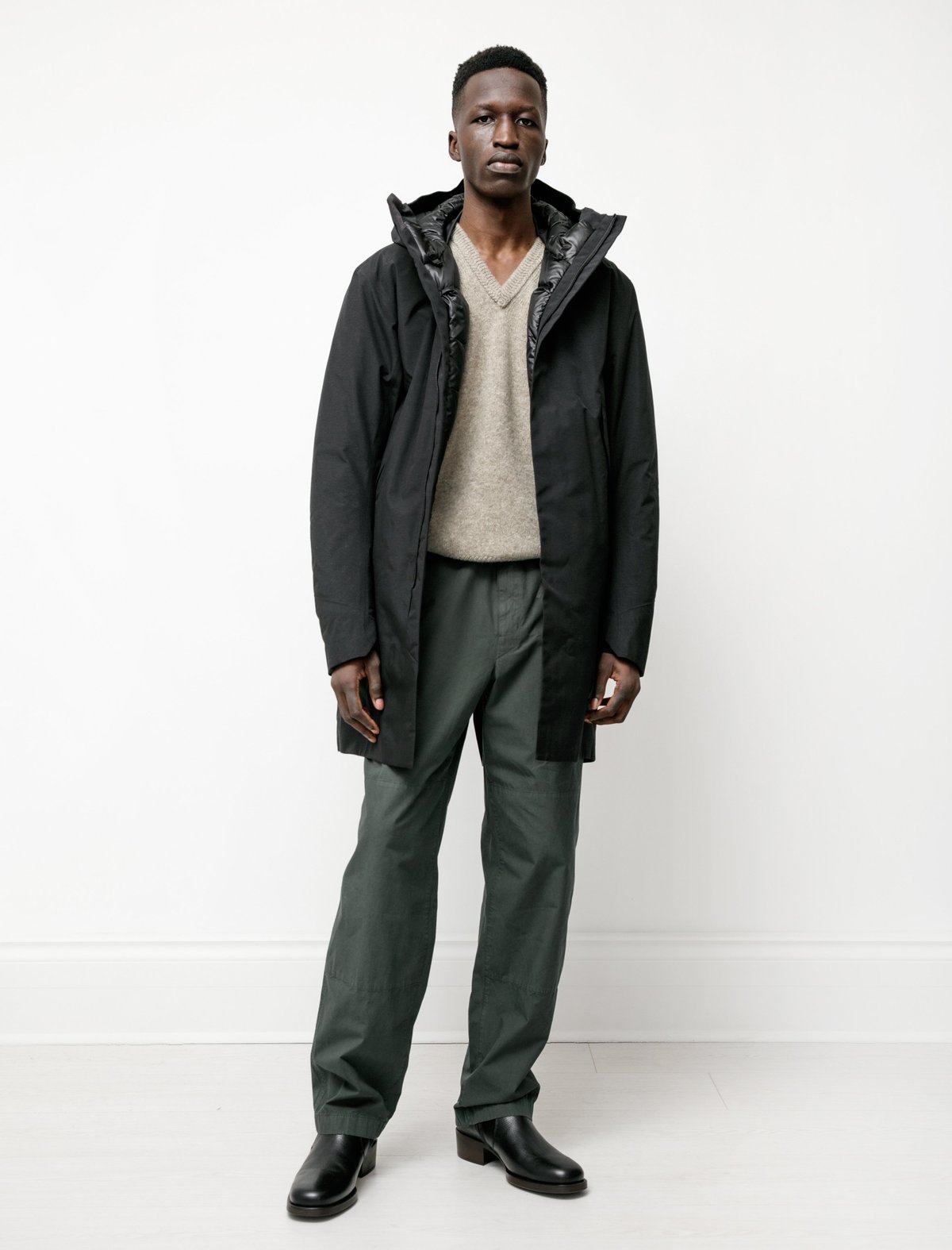 Veilance Mens Monitor Down Coat - Black - Image 5 of 7