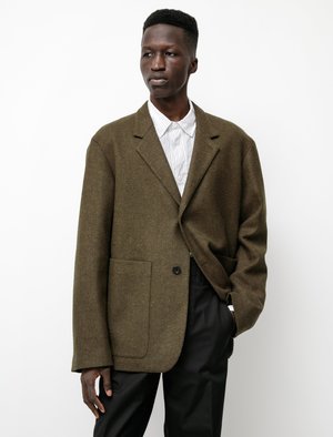 Margaret Howell Shirt Harris Tweed Blazer - Moss | Garmentory
