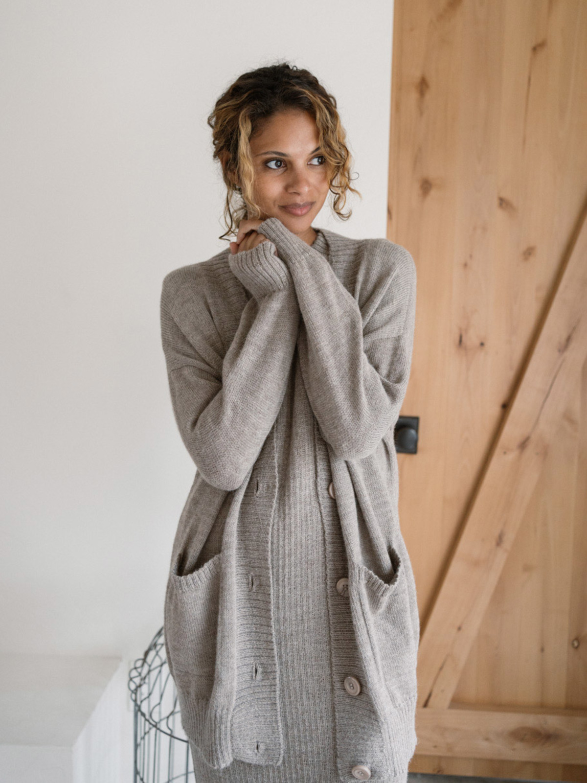 Hamptons Luxe Cardigan - Mocha