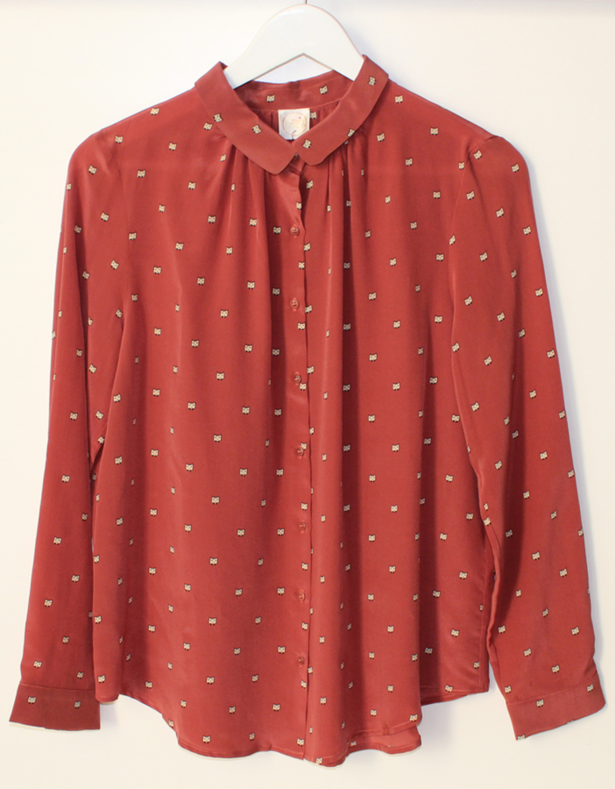 Peterpan Collar Scallop Top