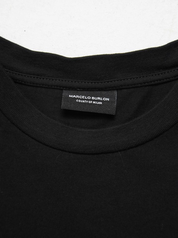 Marcelo Burlon W Black Wolf Printed Cotton T-shirt | Garmentory