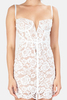 Women's For Love & Lemons Jillian Minidress - White - Thumbnail 4