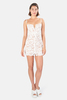 Women's For Love & Lemons Jillian Minidress - White - Thumbnail 5