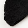 cableami Boa Fleece Drawcord Hat - Black - Thumbnail 2