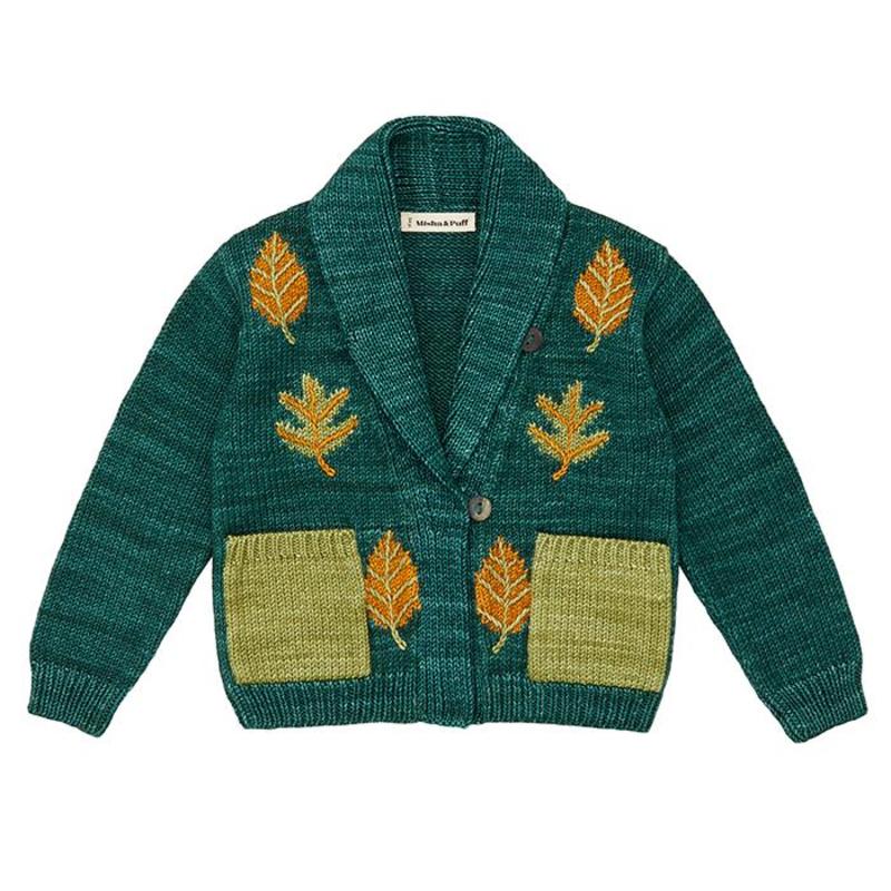 Misha & Puff Inga ニッコール Cardigan Willow 2-3y 