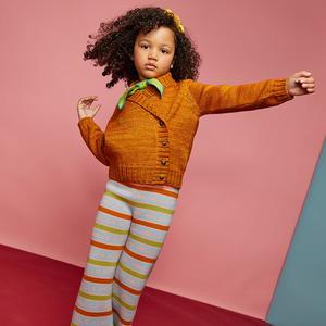 Misha & Puff Child Saltwater Cardigan Marigold Yellow