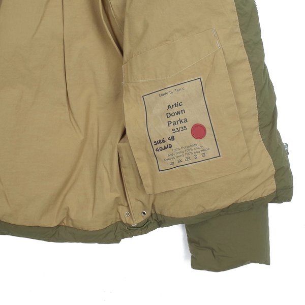 Ten-c Arctic Down Parka オリーブグリーン 48 Ten-c Arctic Down Parka オリーブグリーン 48 Artic Down Parka