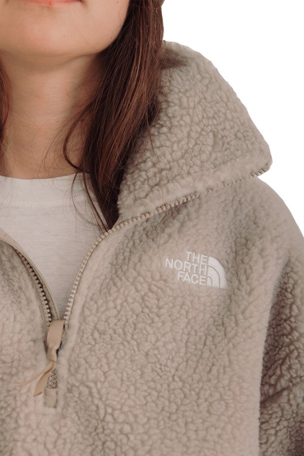 THE NORTH FACE Sherpa Quarter Zip Flax jacket - beige | Garmentory