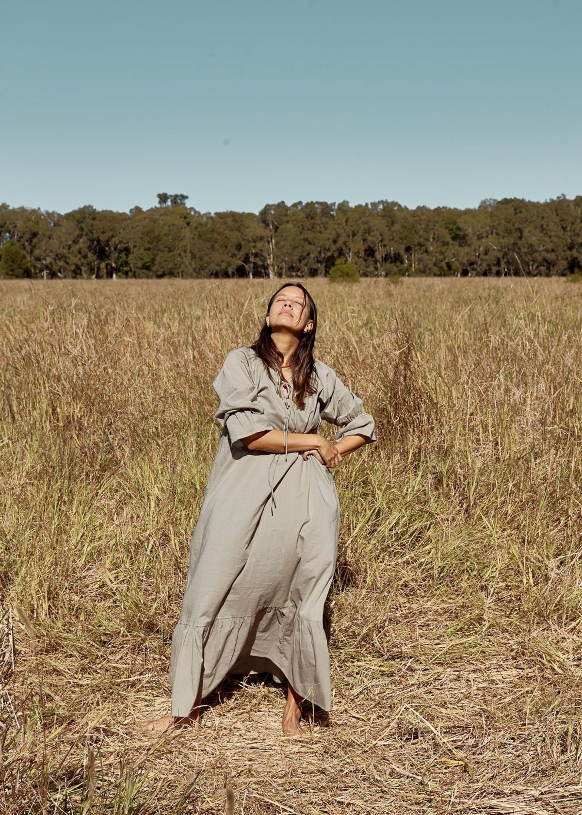 Little Tienda Meadow Wren dress - Sage - Image 1 of 11