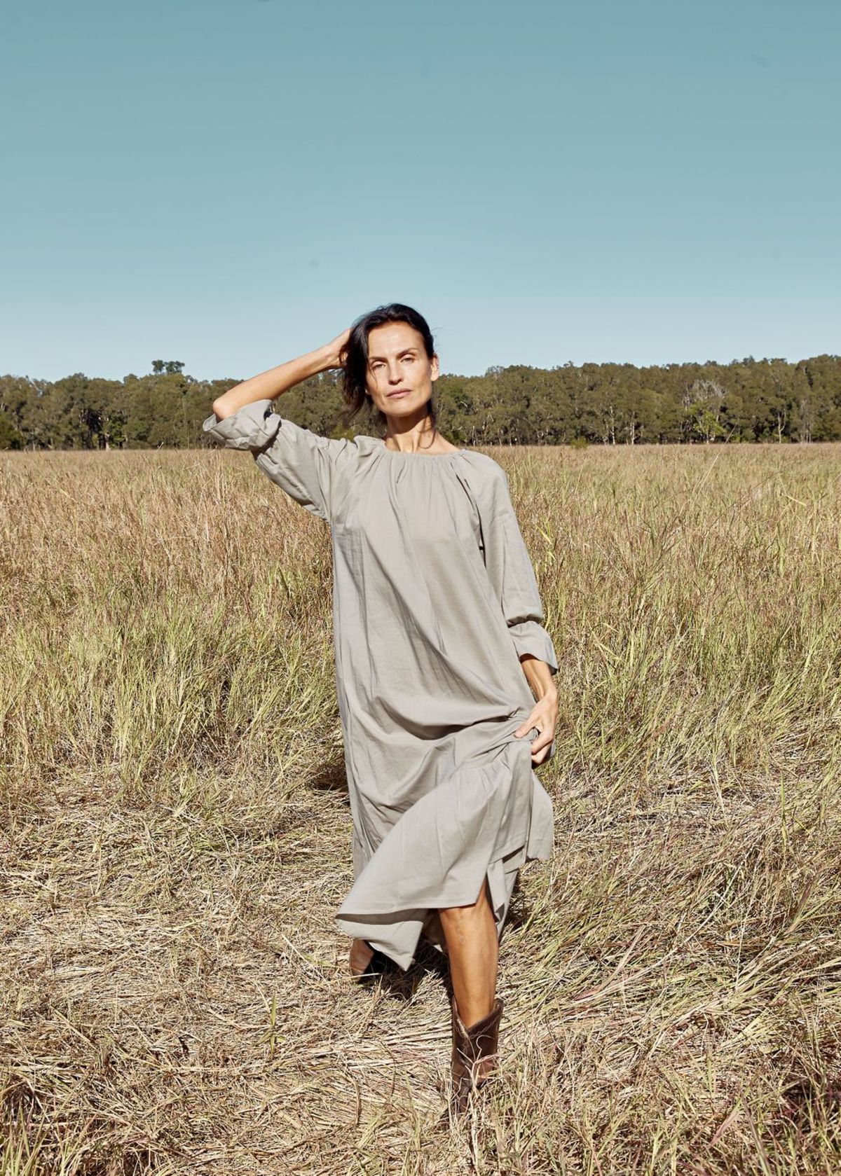 Little Tienda Meadow Wren dress - Sage - Image 5 of 11