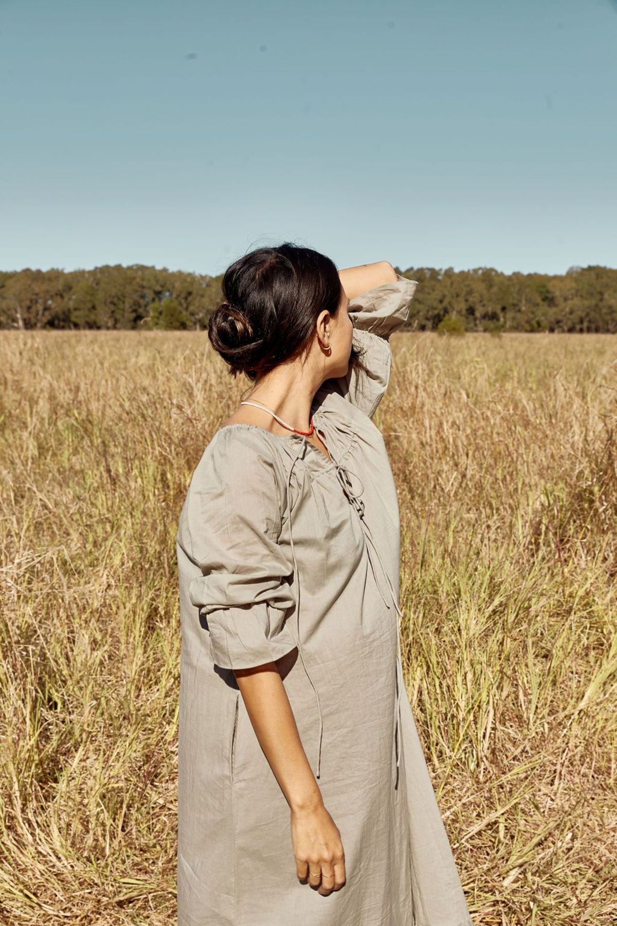 Little Tienda Meadow Wren dress - Sage - Image 7 of 11