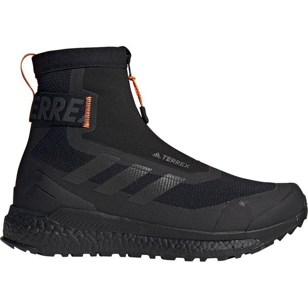 Adidas TERREX FREE HIKER COLD.RDY HIKING BOOTS - Core Black/ Core Black/ Orange
