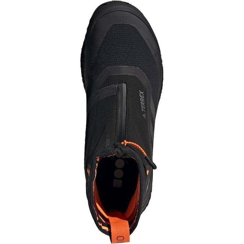 Adidas TERREX FREE HIKER COLD.RDY HIKING BOOTS - Core Black/ Core Black/ Orange