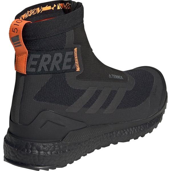 Adidas TERREX FREE HIKER COLD.RDY HIKING BOOTS - Core Black/ Core Black/ Orange