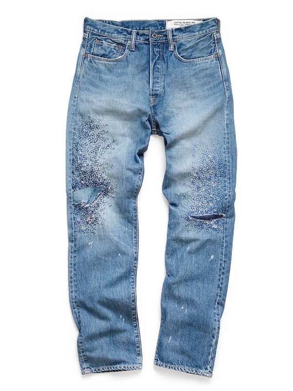 Kapital 14oz Denim 5P MONKEY CISCO - Indigo | Garmentory Kapital 14oz Denim 5P MONKEY CISCO - Indigo | Garmentory