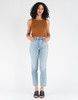 AGOLDE Riley Crop Hi Rise Straight Jean - Blue Rock - Thumbnail 2