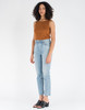 AGOLDE Riley Crop Hi Rise Straight Jean - Blue Rock - Thumbnail 5