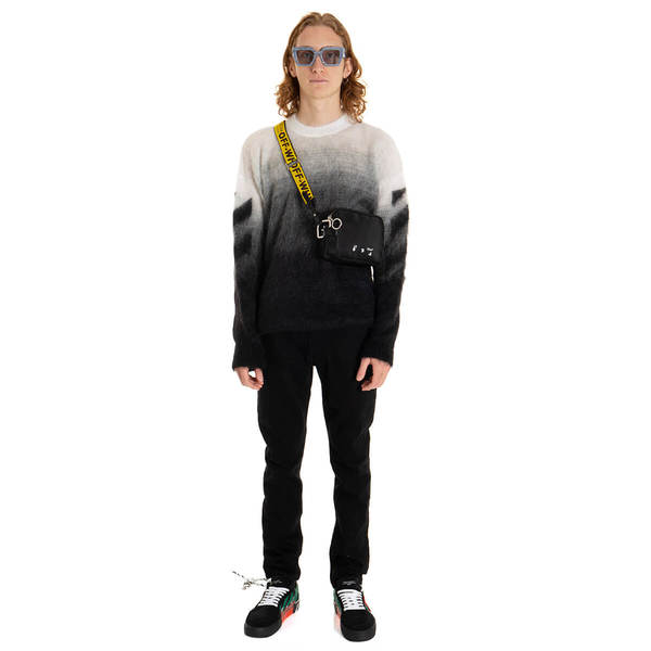OFF-WHITE Diag Brushed Sweater black Garmentory