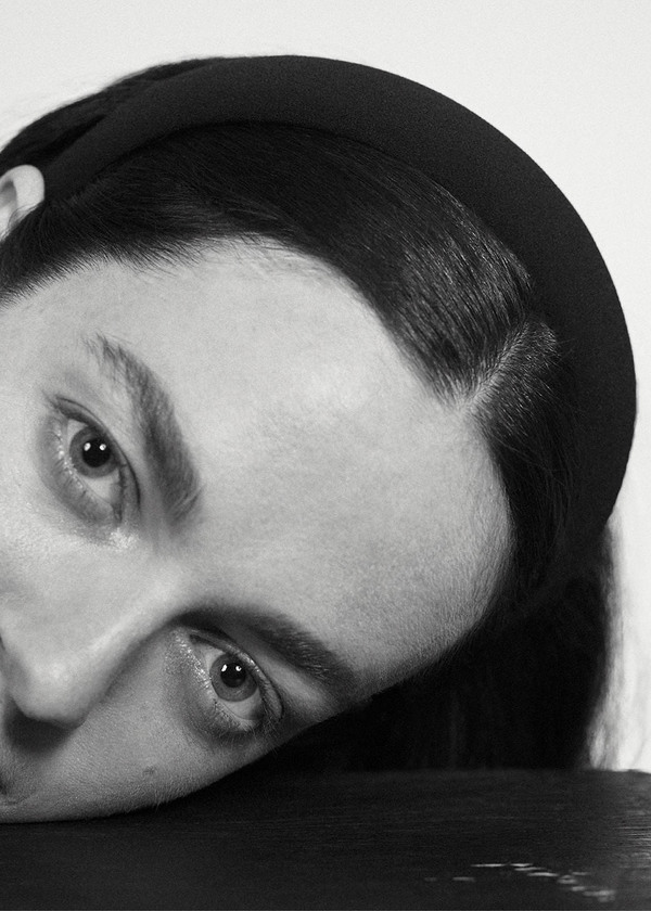 Sophie Buhai Classic puffy headband - silk black | Garmentory
