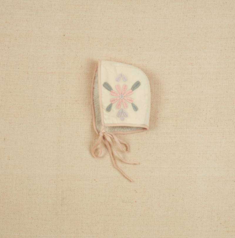 Apolina Baby Nettie Bonnet - Cream | Garmentory