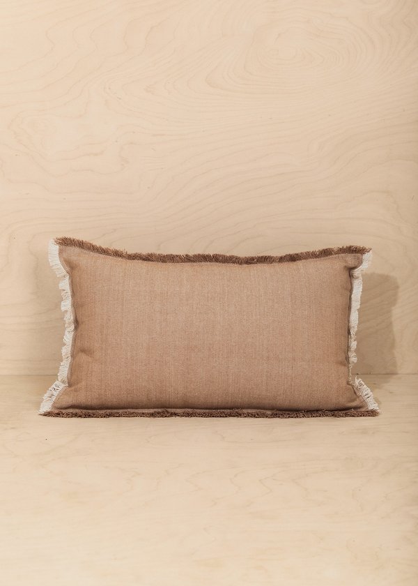 Territory Chambray Lumbar Pillow Cover Clay Garmentory