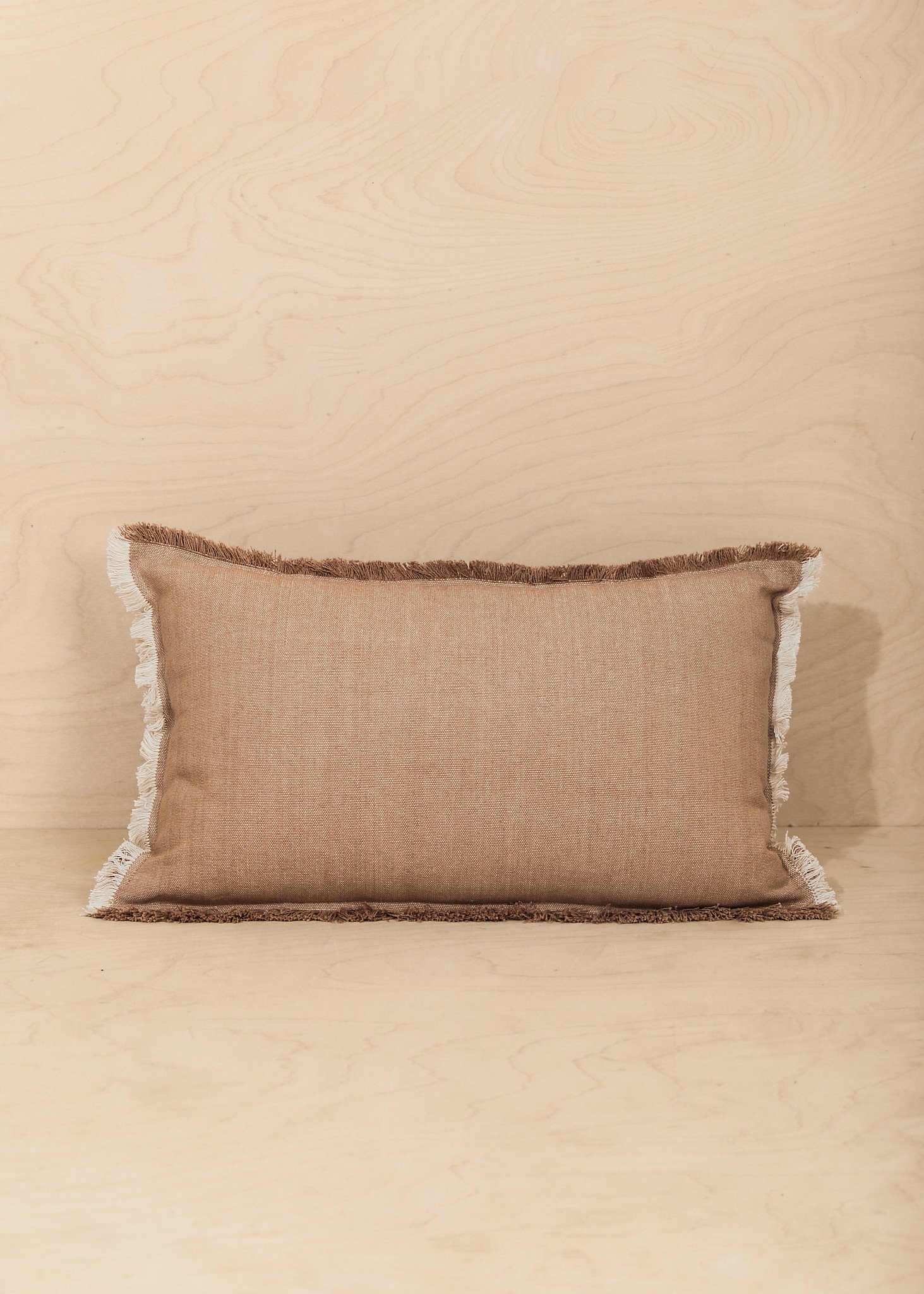 chambray pillow cover