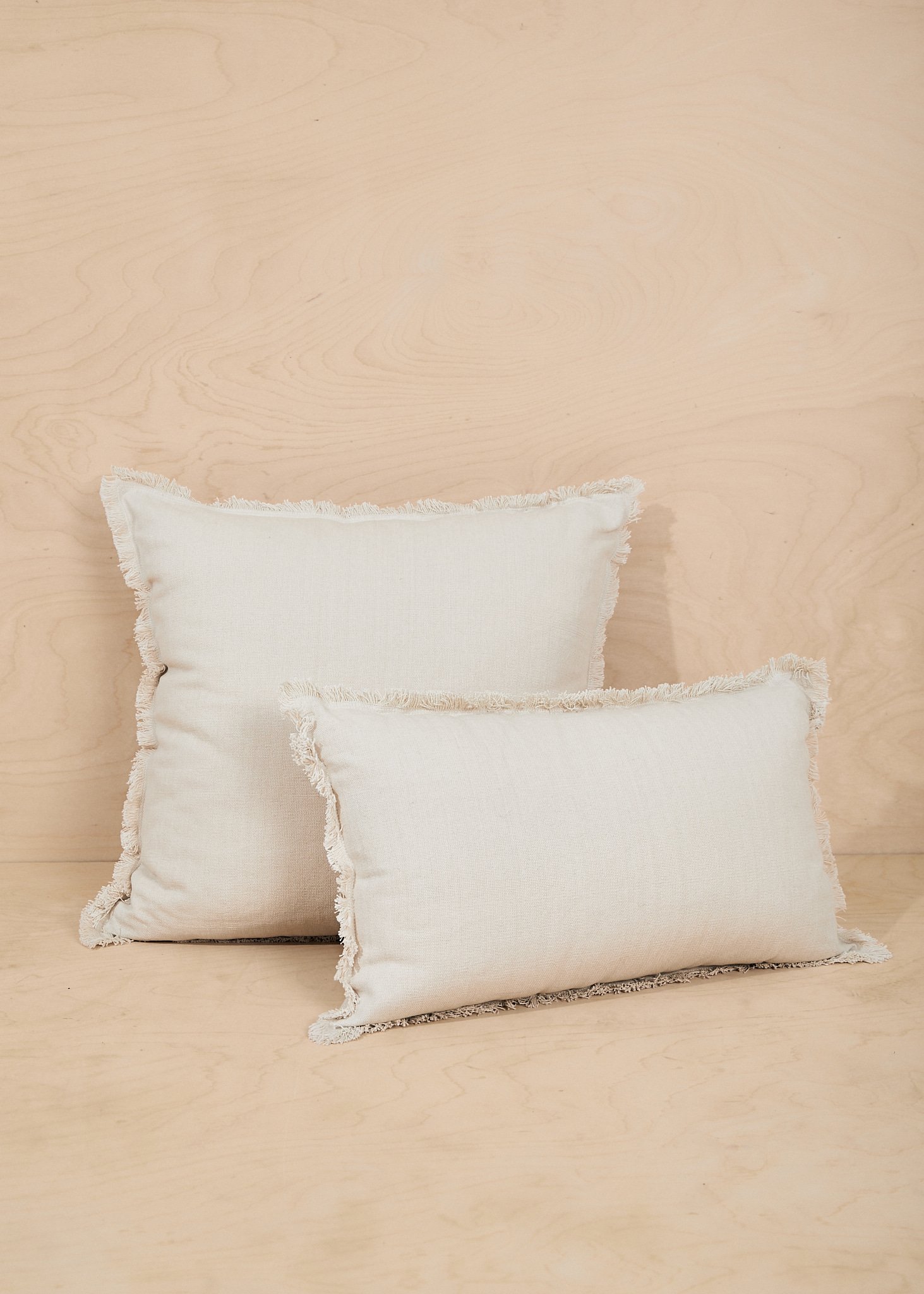 chambray pillow cover