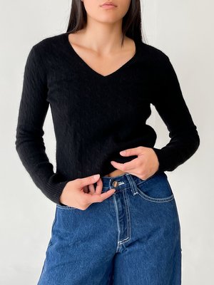 VINTAGE MELISSA Cable Knit Cashmere 