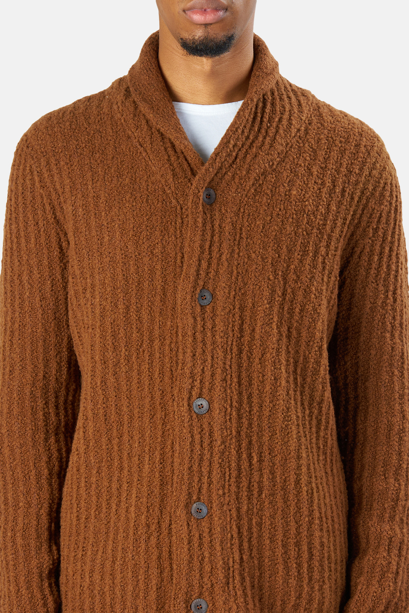 04651/ Chunky Cardigan Sweater Carmel