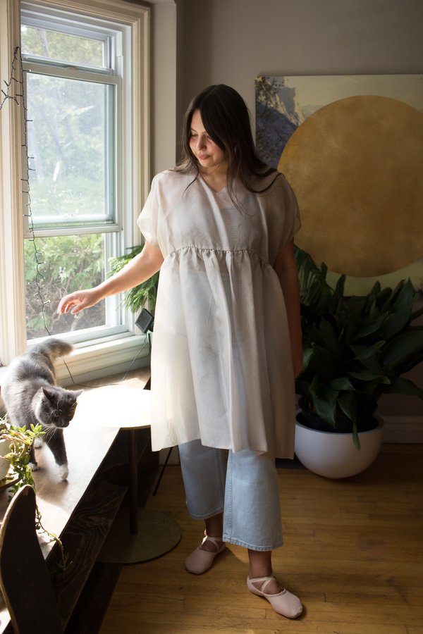 Nomiah Tulip Dress - Mushroom