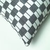 Suzani Pillow Checkered Pillow - Black/White  - Thumbnail 3