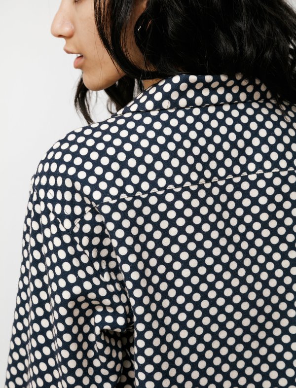 トップス 60s custom needle polka dot shirt Needles Cut Off Polka Dot Shirt - Melton | Garmentory