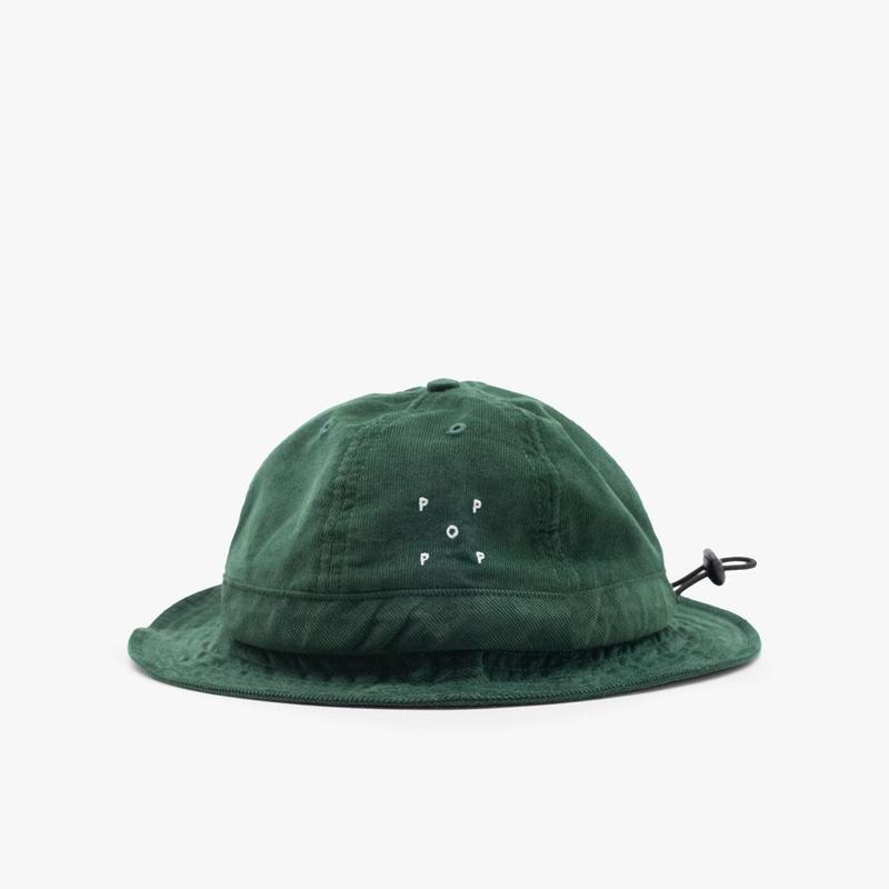 Pop Trading Company Bell Hat / Dark Green Minicord | Garmentory